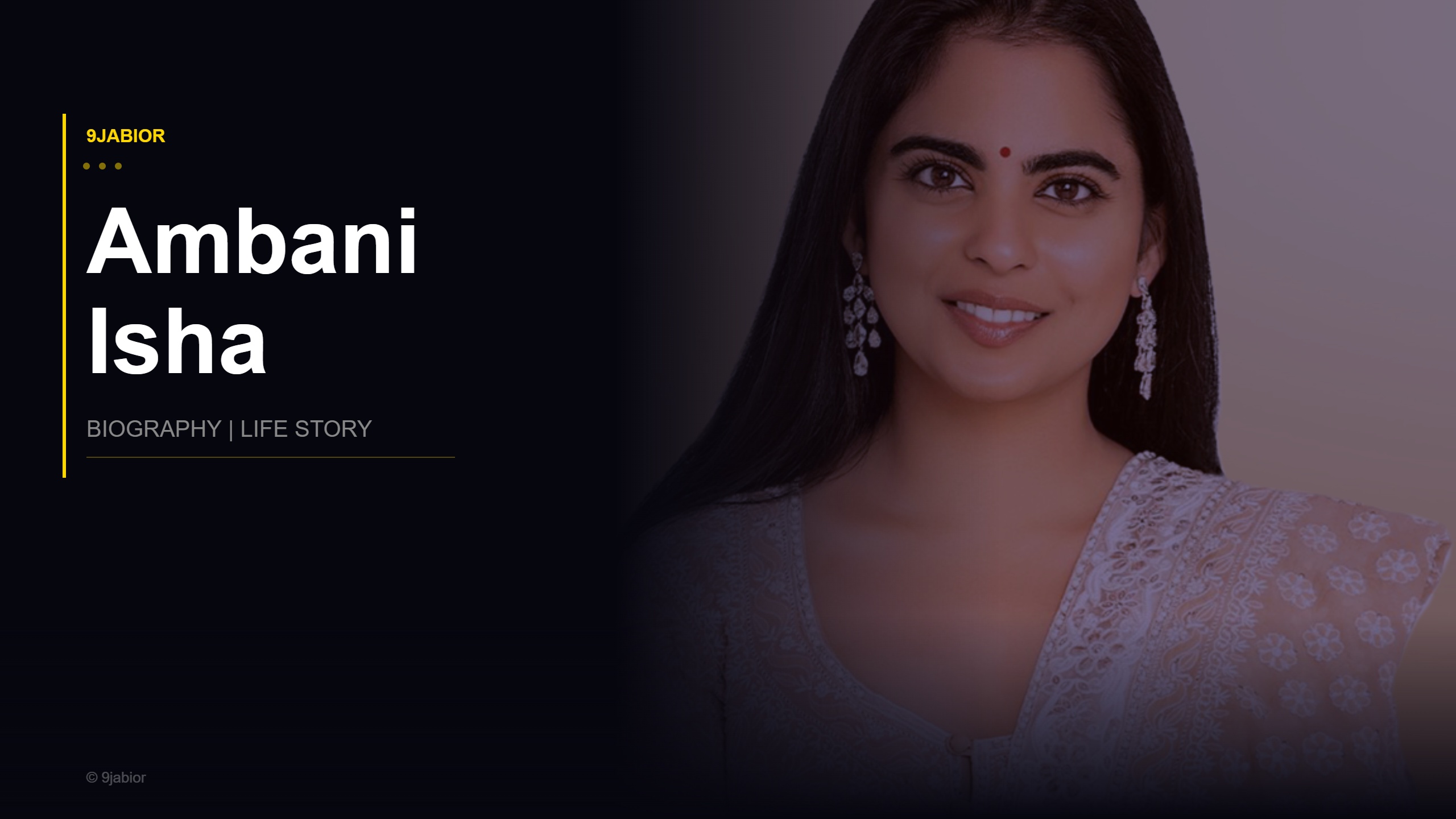 Ambani Isha Biography