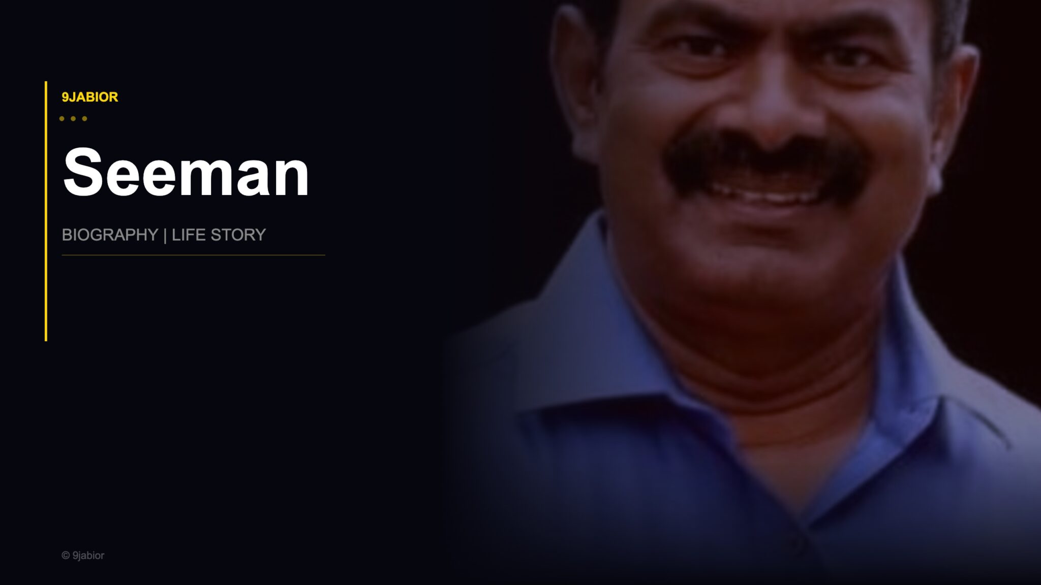 Seeman Biography: The Complete Story of Tamil Nadu's Most Outspoken ...