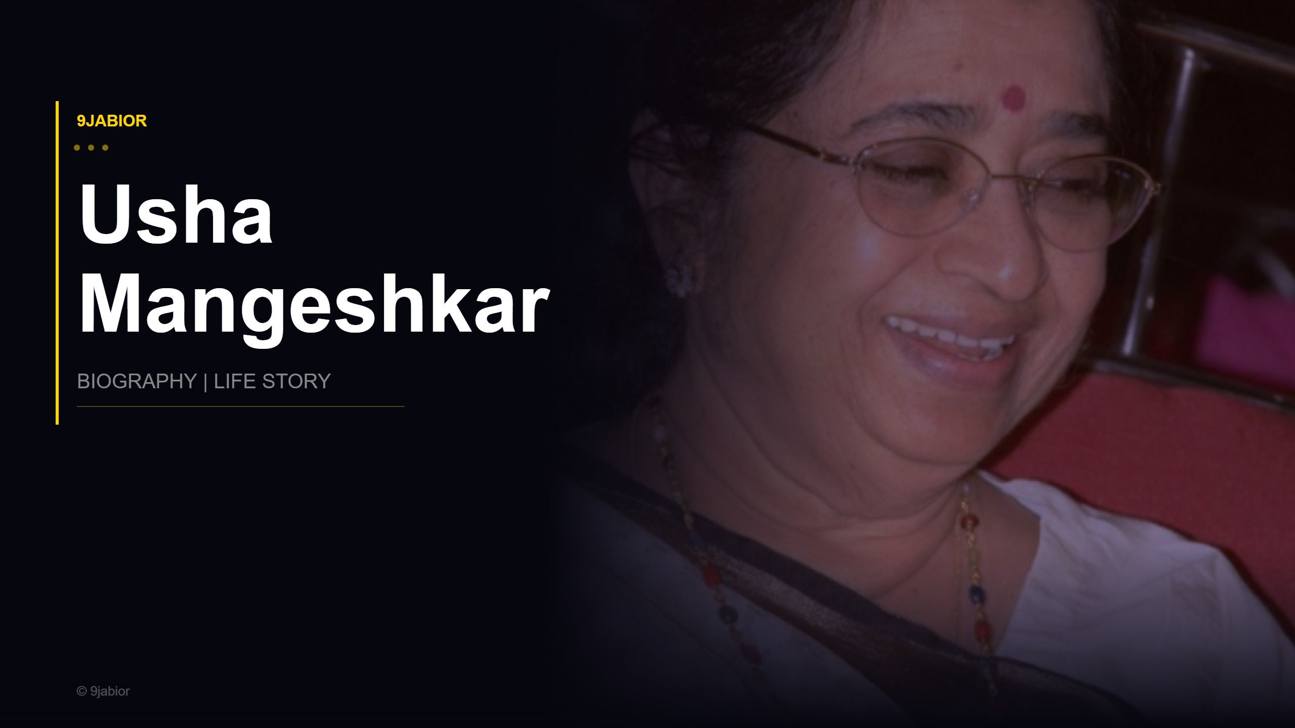 Usha Mangeshkar Biography
